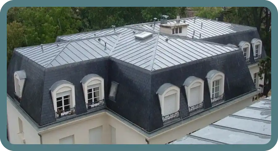 Les différents types de toitures 10 Toiture à la mansart